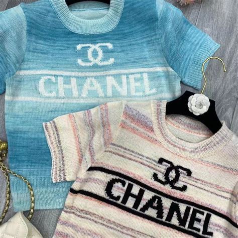 chanel tie dye sweatshirt|chanel flannel cardigan.